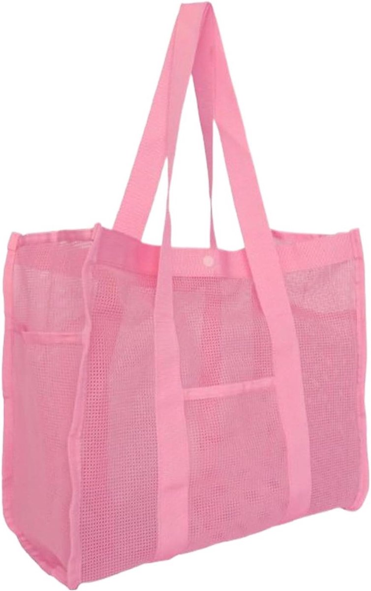 Strandtas - Mesh tas - Strandbezoek - Zandbestendig - 36x33x7 cm - Niet gespecificeerd