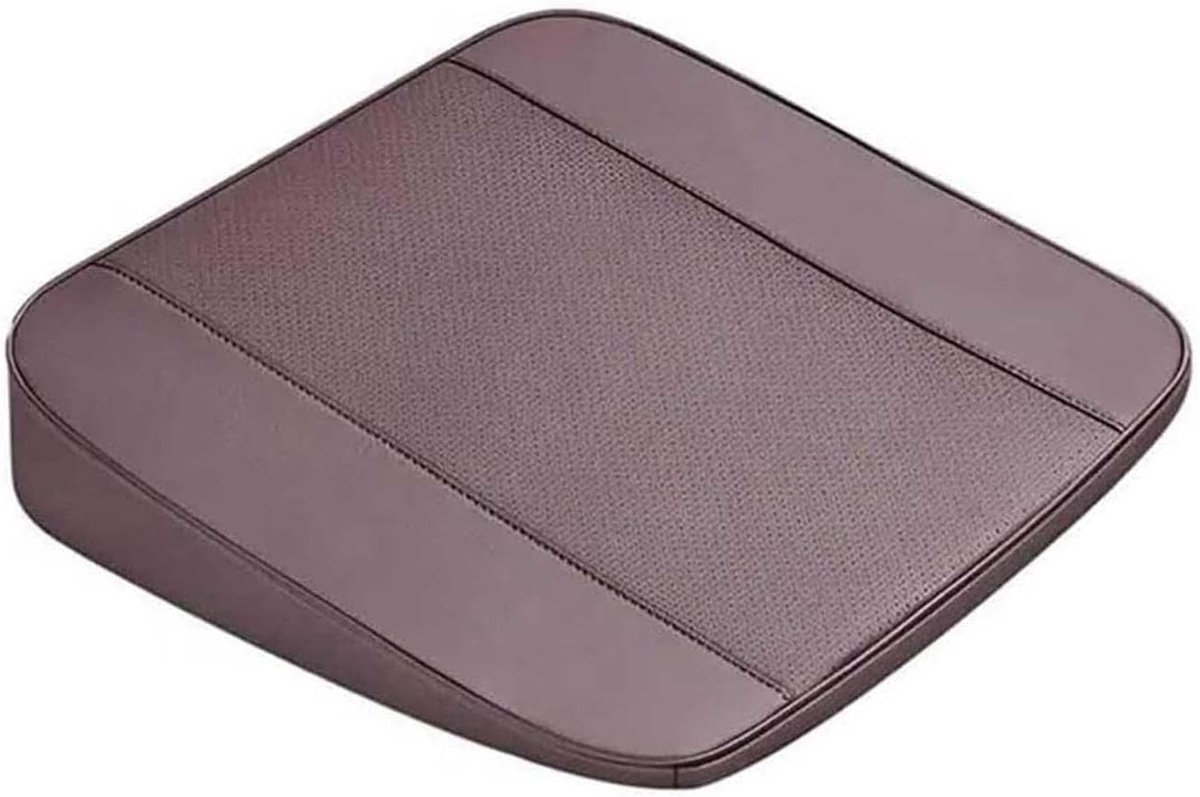 Autostoelkussen - Stoelverhoger Volwassenen - Comfortabel Rijden - Ergonomisch Ontwerp - 8 cm - Bruin