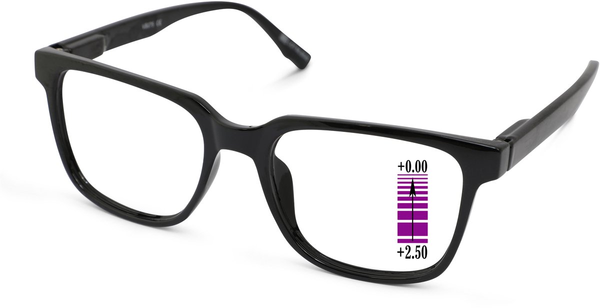 Leesbril-Vista-Bonita-Cubo progressief-Black Vibe -+2.50