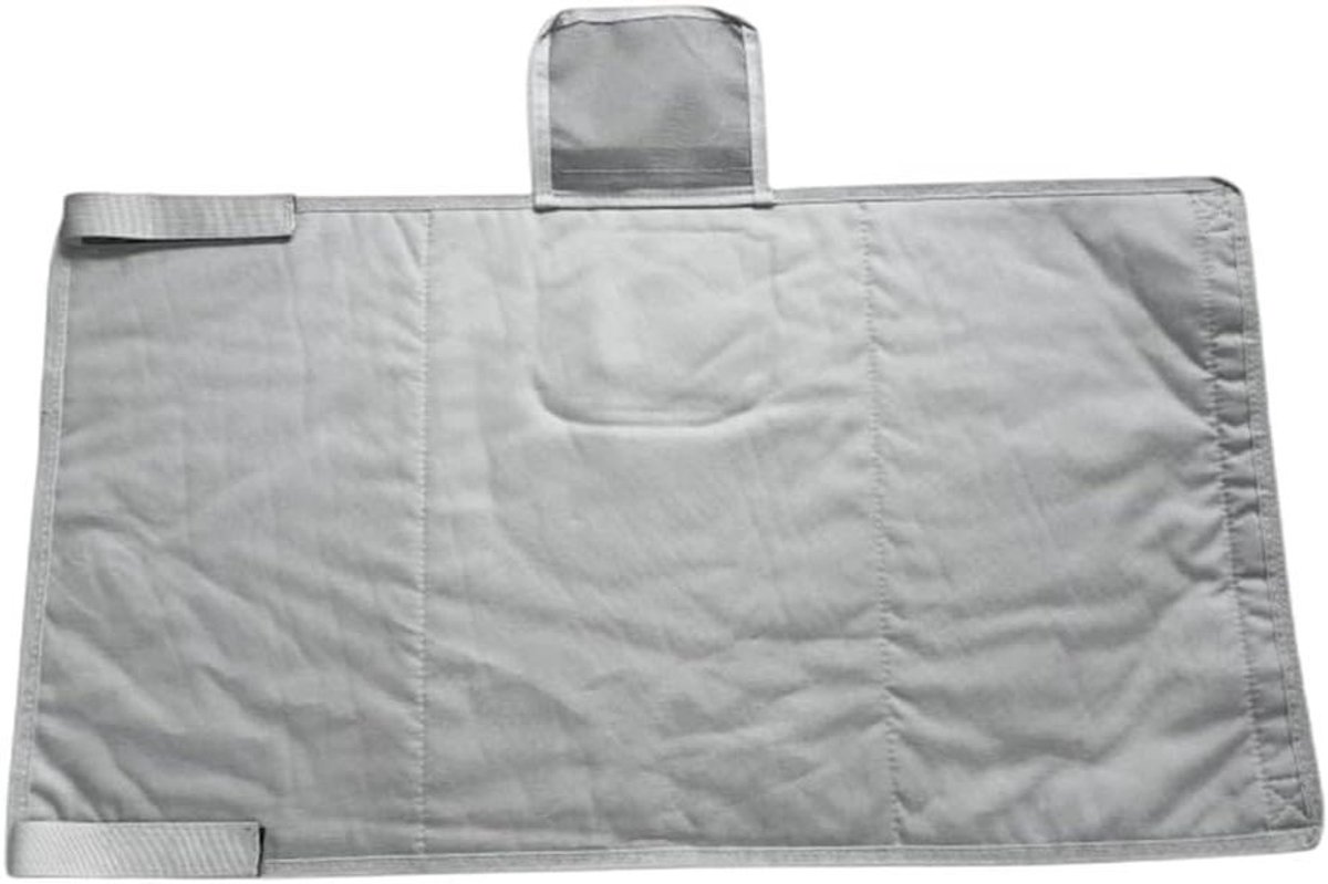 Vliegtuig Bed Kinderen - Vliegtuig Stoelverlenger - Comfortabel Reizen - Verbindt Stoelen - 79 x 44 cm - Grijs