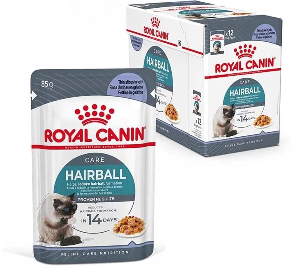 Dailygoods - Hairball Care Jelly - Compleet Voer voor Katten (12 x 85 g)