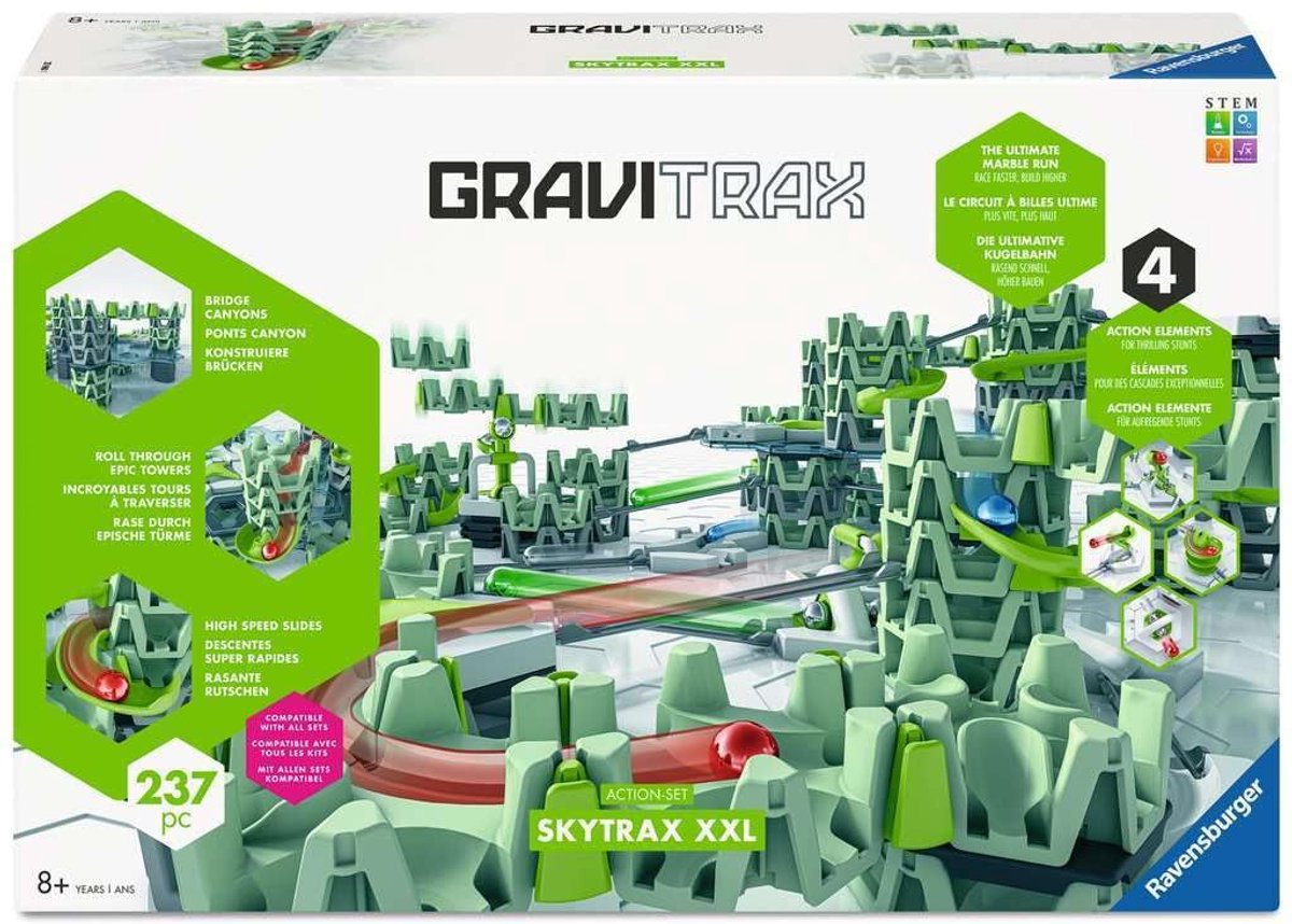 Dailygoods - GraviTrax Actieset XXL Skytrax - Innovatief Speelgoed