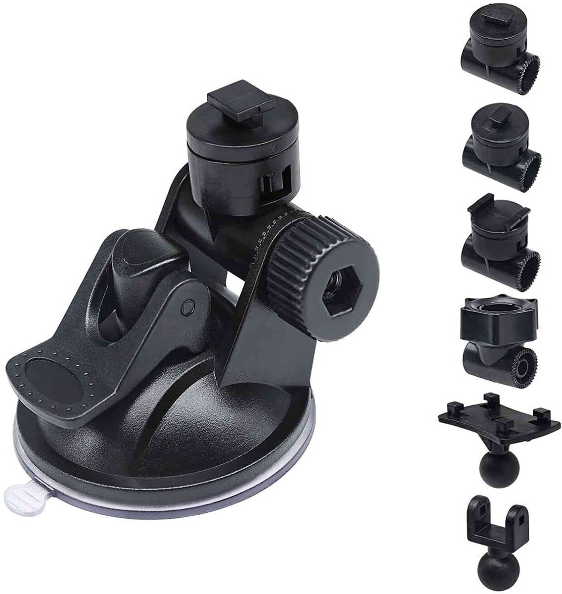 Dailygoods- Dashcam 360 Graden Rotatie - Zuignap Houder - Compatibel met Meeste Dashcamera's - Stevig en Hittebestendig - Maximaal Gewicht 5kg - Camera Mount