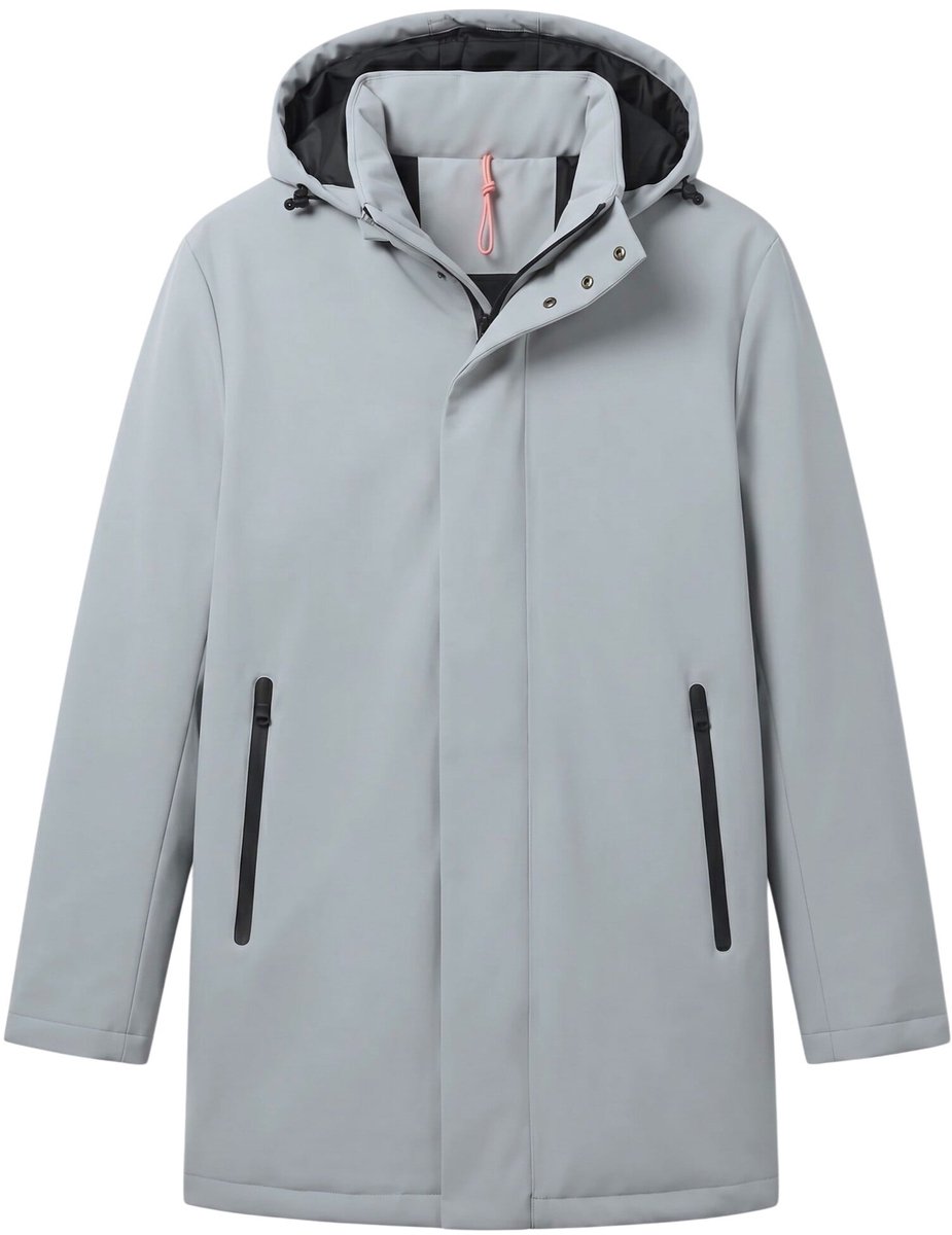 Parka Heren Winterjas - Herenjas - LF8766 - Wit - Maat L