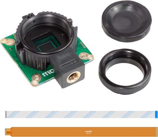 Raspberry Pi Camera Module - HQ Camera IMX477 - Beeldopname - 12.3MP Hoge Resolutie - C-CS Bevestiging - Zwart