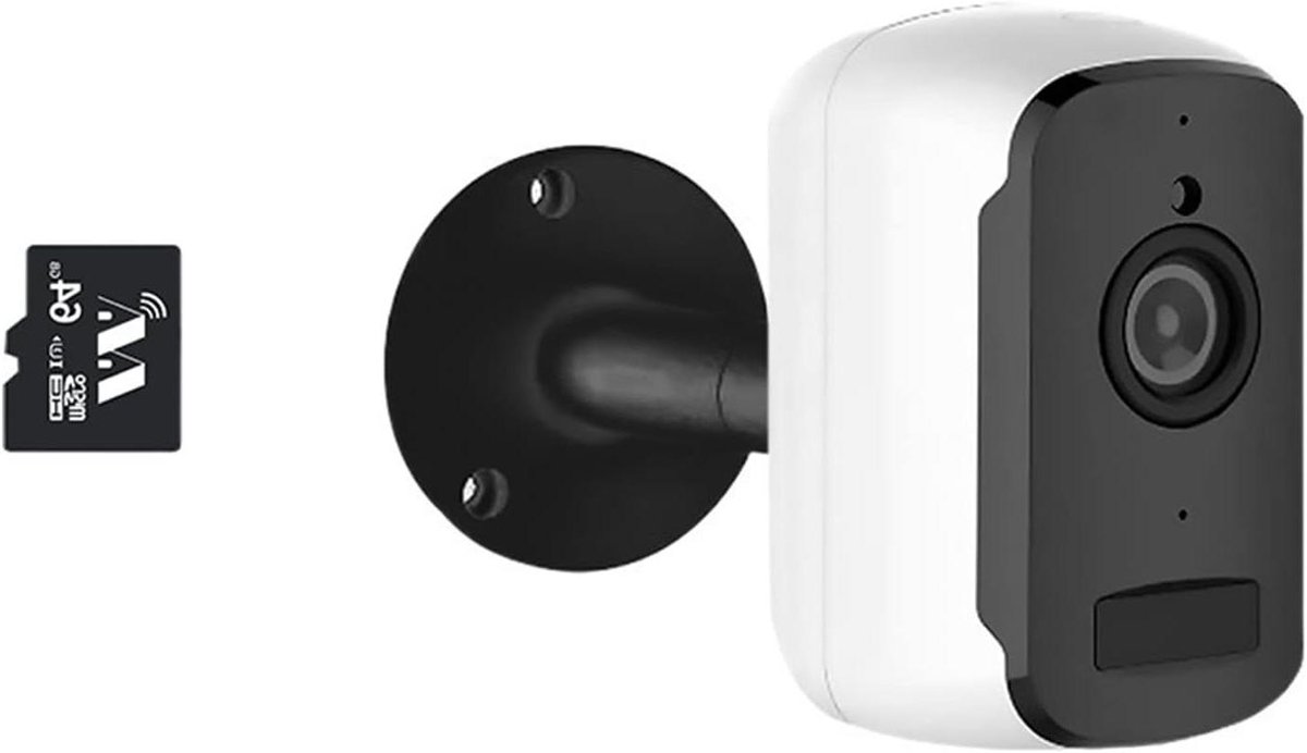 Draadloze Buiten Camera - IP Camera Solar - Huis Beveiligen - Zonnepaneel Aangedreven - 1080P HD - Wit