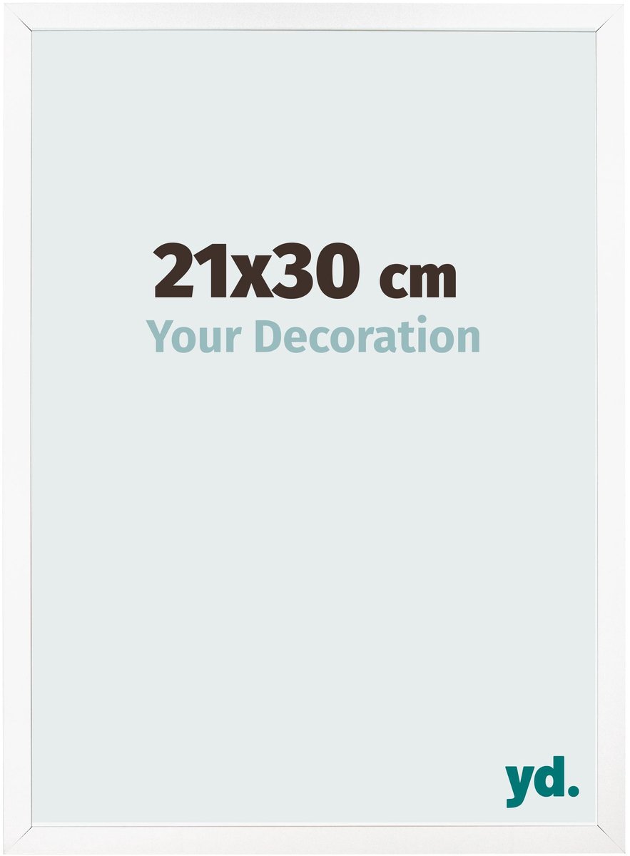 Your Decoration - Fotolijst 21x30 cm - MDF - Wit Mat - Bologna