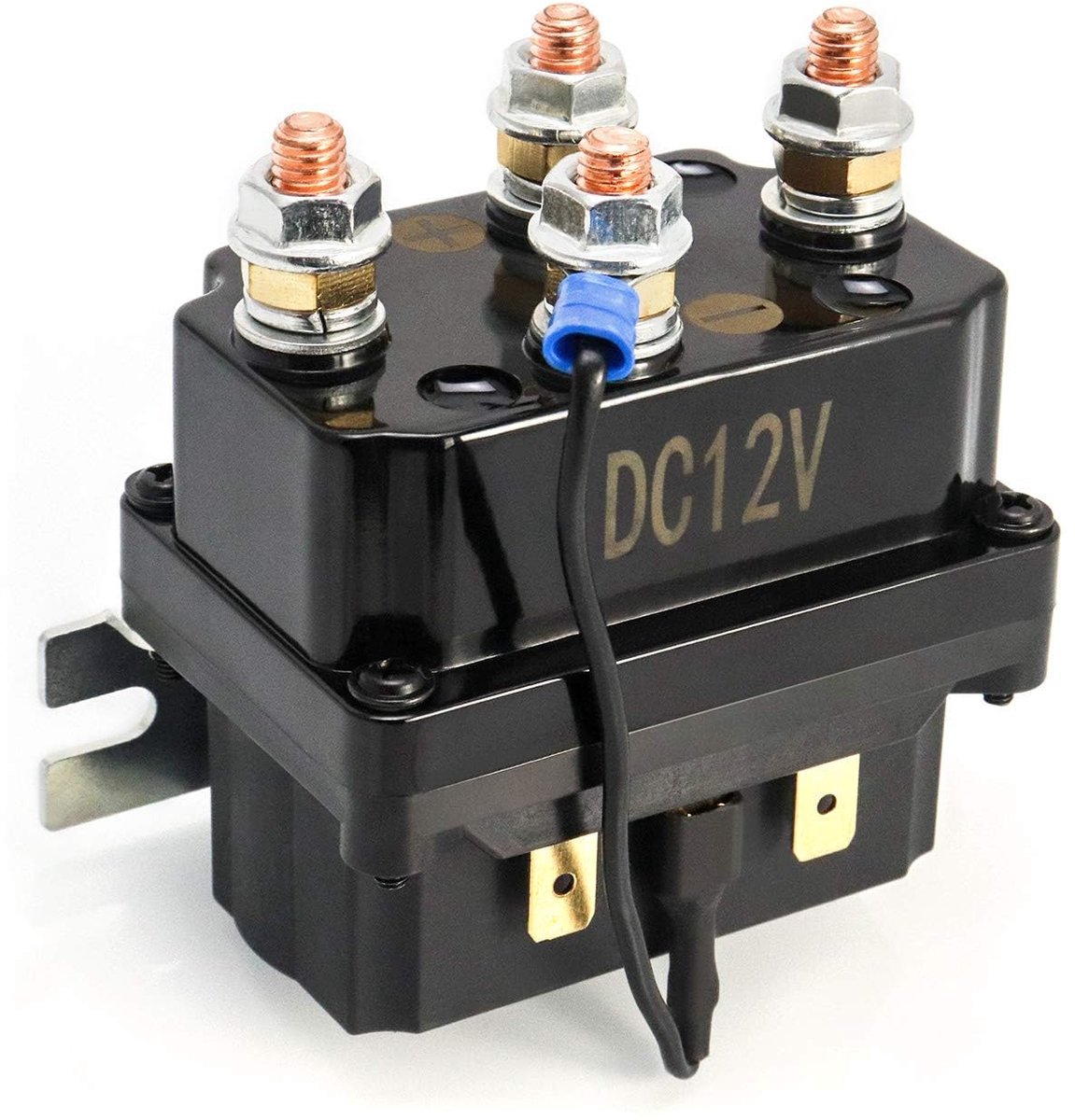 SnelShoppen - 12V 250A Lierrelais Magnetische Schakelaar voor ATV, UTV, SUV, 4x4 Voertuigen - Hoogwaardige Zilvergelegeerd Staal - Ideaal voor Berging