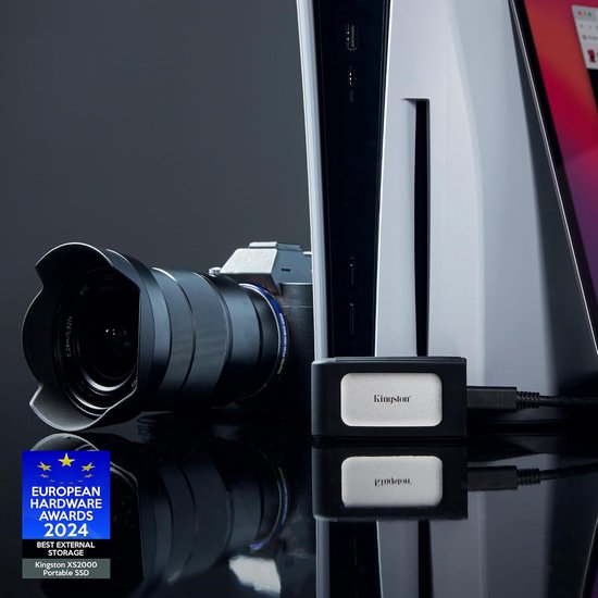 Draagbare SSD - Externe Opslag - Bestanden Overzetten - Hoge Snelheid - 2000 GB - Rood — afbeelding 2