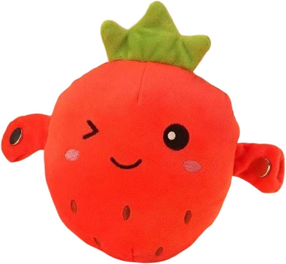 Muziek Knuffelpop - Sensorisch Speelgoed - Kind Ontwikkeling - Dynamische Geluidsselectie - 23 x 21 x 11 cm - rood