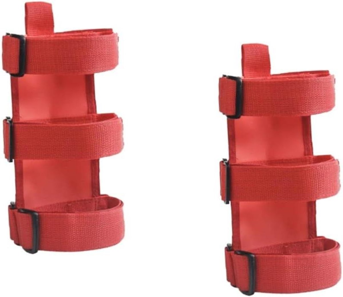 Brandblusser Bevestigingsband - Auto Houder - Auto Organisatie - Universele Pasvorm - 2 Stuks - Rood