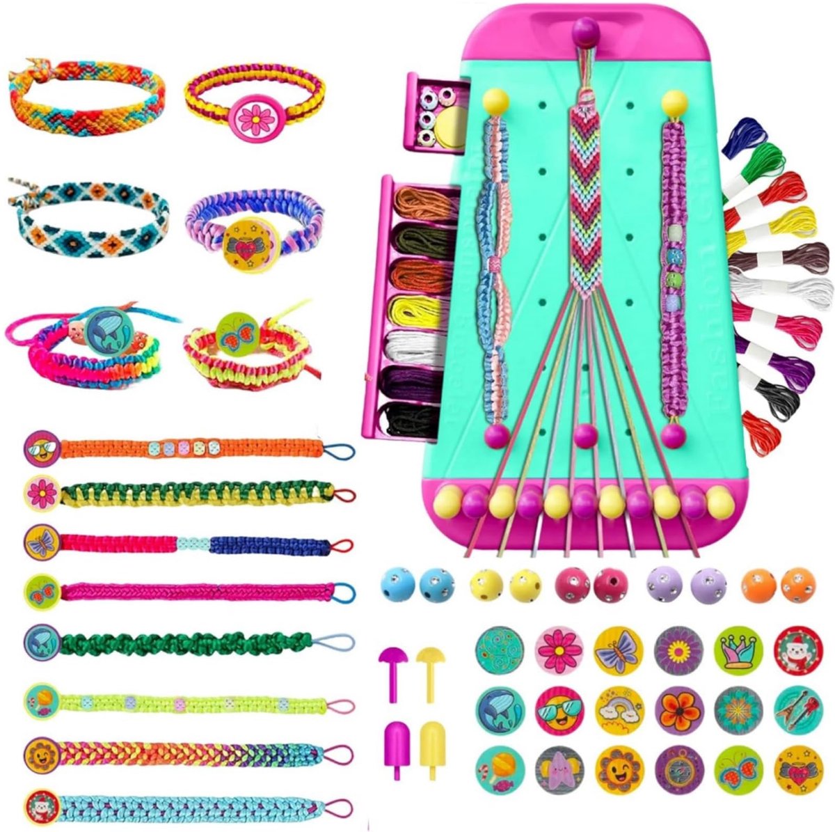 SnelShoppen - Doe-het-zelf Vriendschapsarmband Knutselsets voor Kinderen 8-12 Jaar, Creatieve Kunst en Handwerk Bouwpakketten, Perfect voor Kerstmis,