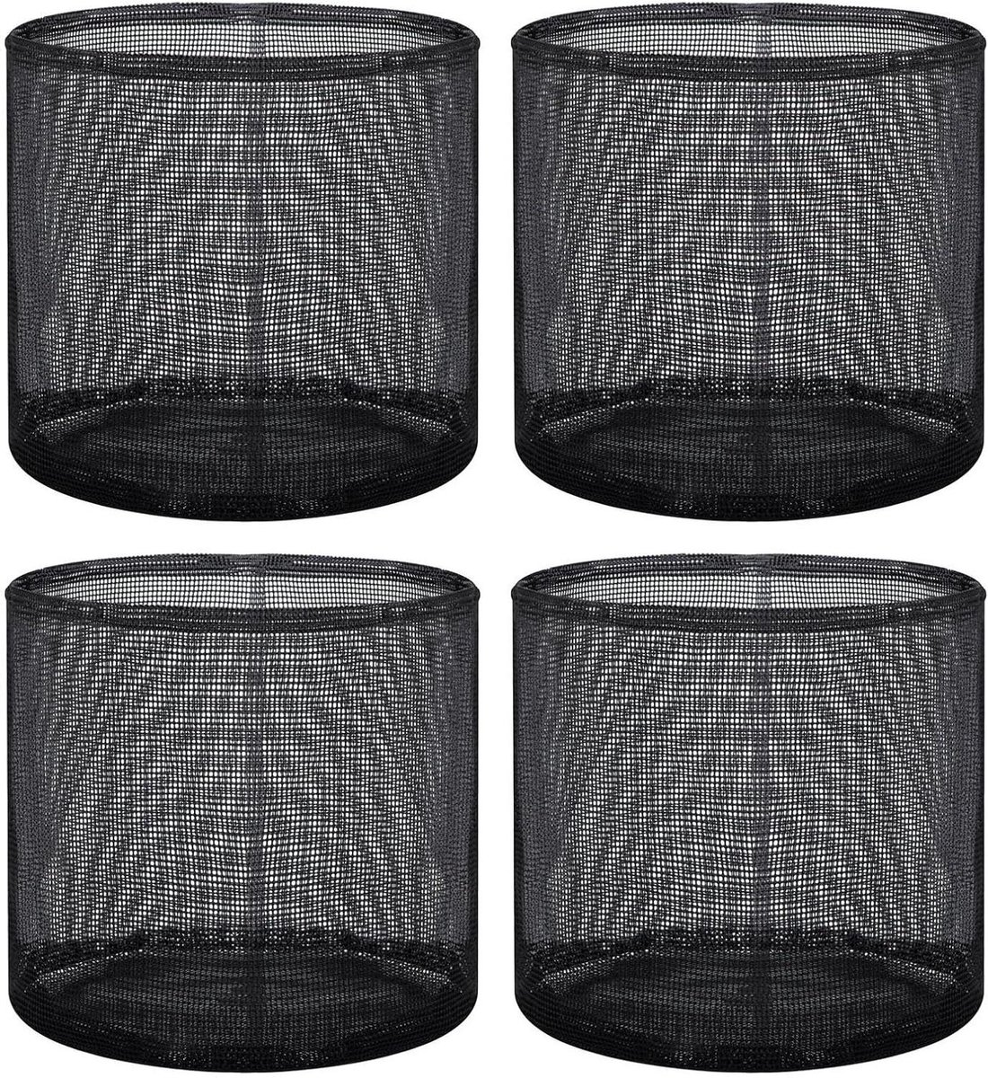 Potten voor waterplanten - Vijvermandjes Netzakken - Planten verzorgen - Geoptimaliseerde waterstromen - 31 x 191 x 43 cm - Zwart