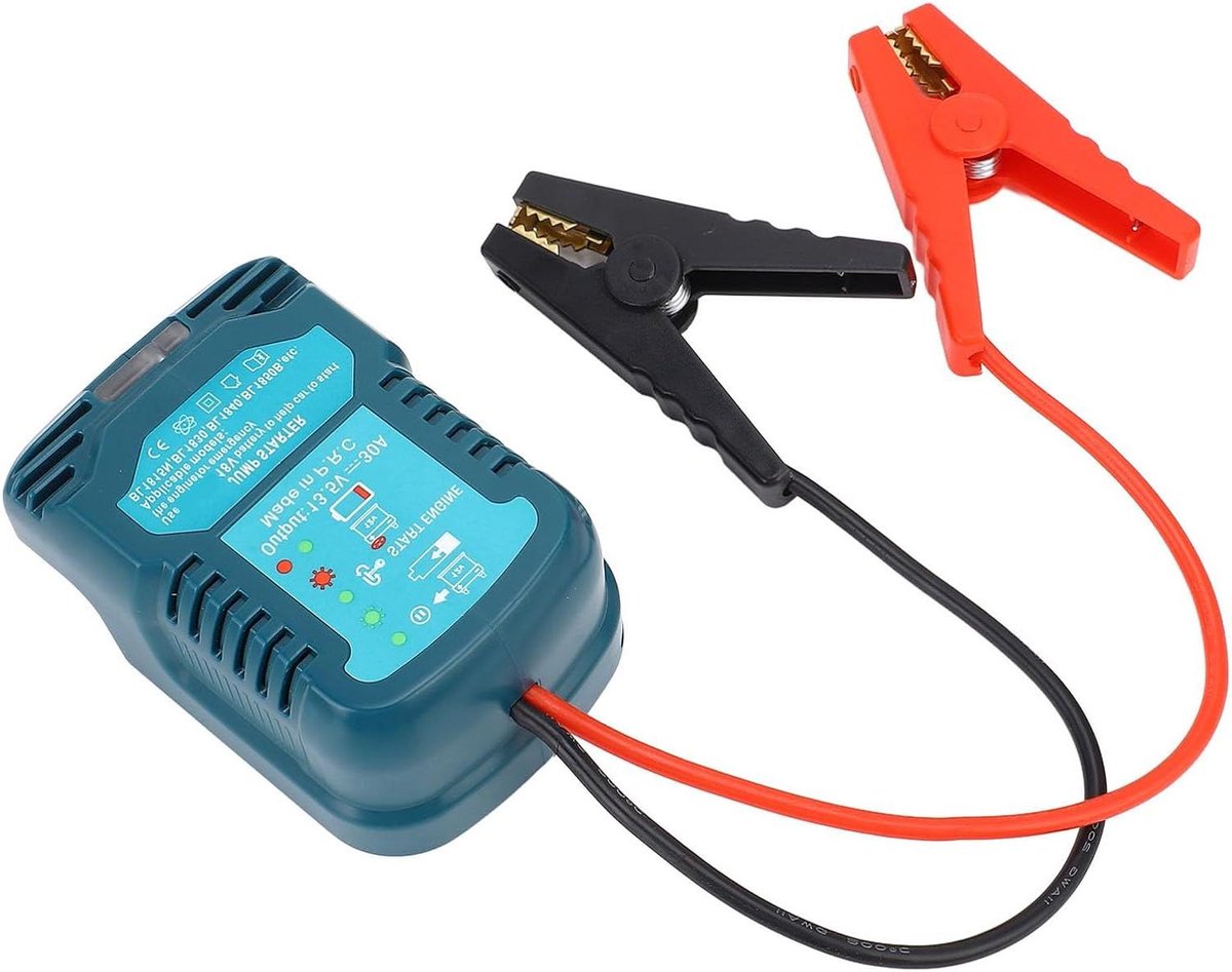 Auto Jump Starter - Startmotor Auto Accu - Auto Starten - Niet-geleidend Rubber - 14 x 9 x 9 cm