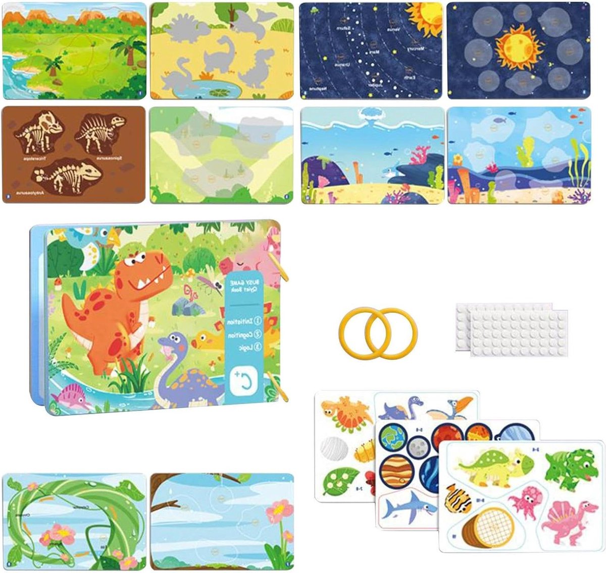 Kinderactiviteitenboek - Educatief Leerboek - Cognitief Leren - Niet-snijdend Ontwerp - Niet gespecificeerd - Meerdere kleuren