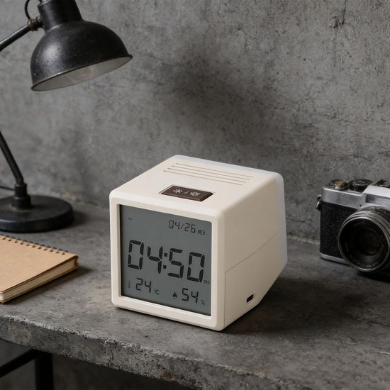 Slimme Wekker Kinderen - Elektronische Klok Slaaptrainer - Kinderen Leren Wakker Worden - Uniek Wip Ontwerp — afbeelding 5