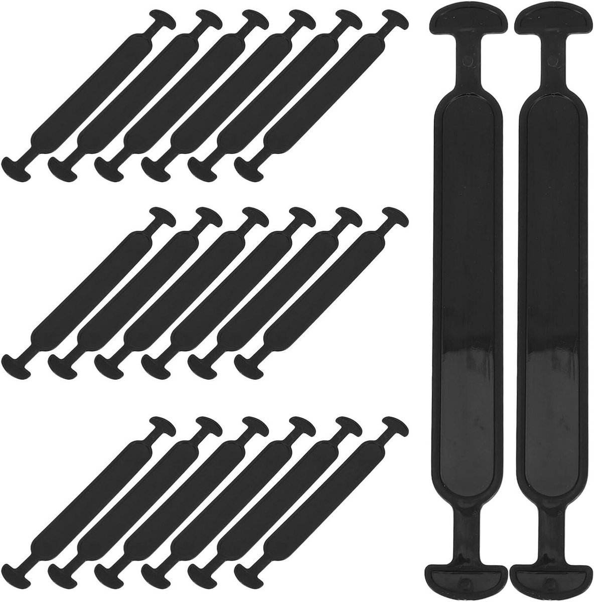 Plastic Handgrepen - Draagbeugels Dozen - Verhuisdozen Verplaatsen - Ergonomisch Comfort - 100 Stuks - Zwart