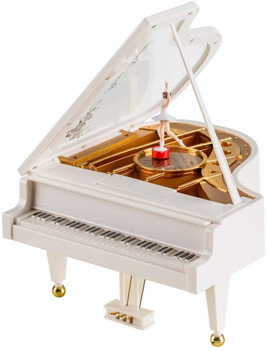 Dailygoods - Dancer Piano Muziekdoos - Ballerina Mechanische Piano Decoratie Cadeau