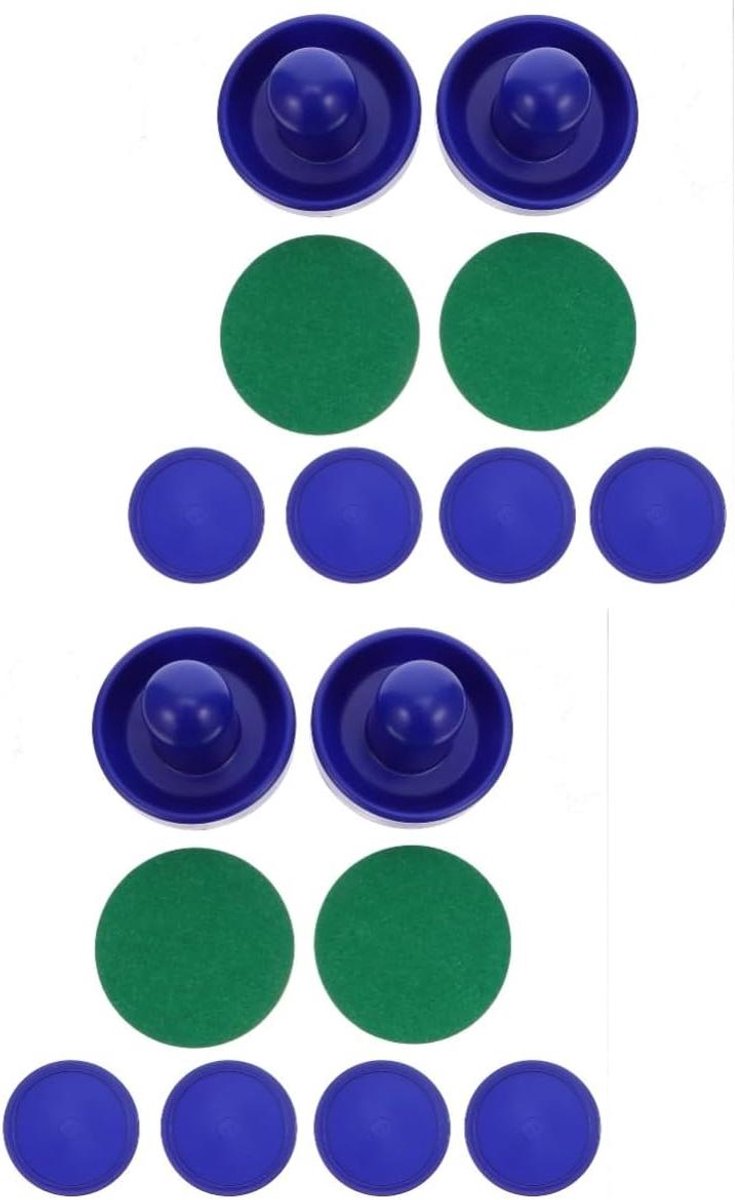 Airhockey Set - Paddles en Pucks - Spelplezier Thuis - Complete Vervangingsset - 2 Sets - Rood