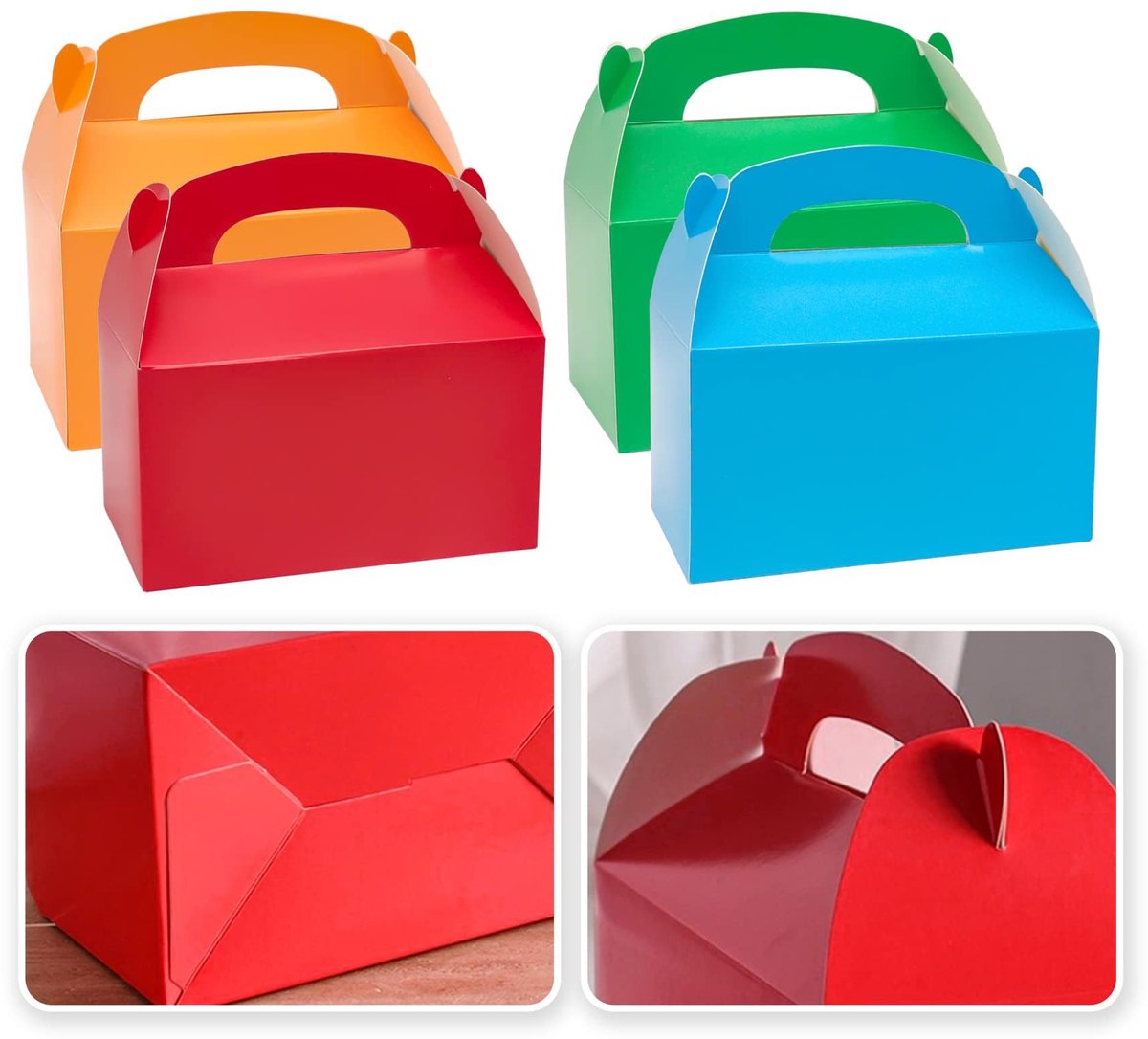 Dailygoods - 20 Stuks Kraft Papieren Verpakkingsdozen - Voor Feesten en Cadeaus