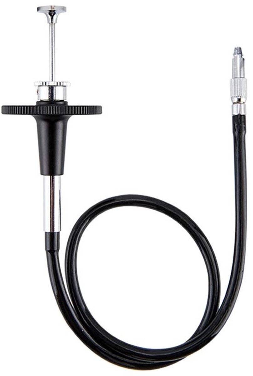 Mechanische Sluiterbedieningskabel - trillingsvrij - Zwart - Bulb-lock ontwerp - Geschikt voor Fujifilm, Sony, Leica, Olympus en Panasonic - 40 cm