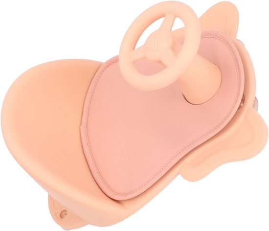 Babybadzitje - Badkuipstoel baby - Veilig Baden - Met Rugleuning - Universele Maat - Roze — afbeelding 5