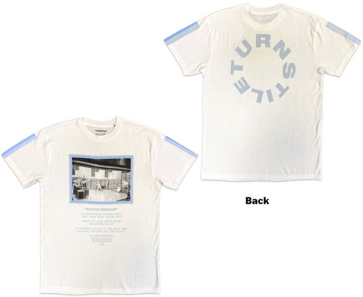 Turnstile - Never Enough Studio Heren Tshirt - M - Wit