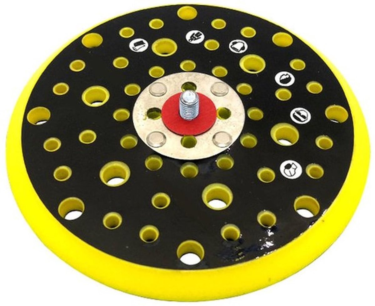 Schuurschijf 15.2 cm 52 Gaten Compatibel met Schuurmachine voor Slijpen en Polijsten