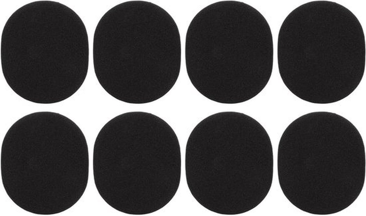 Ronde Oorkussens Vervanging voor Headset - Geluidsisolatie - Set van 4