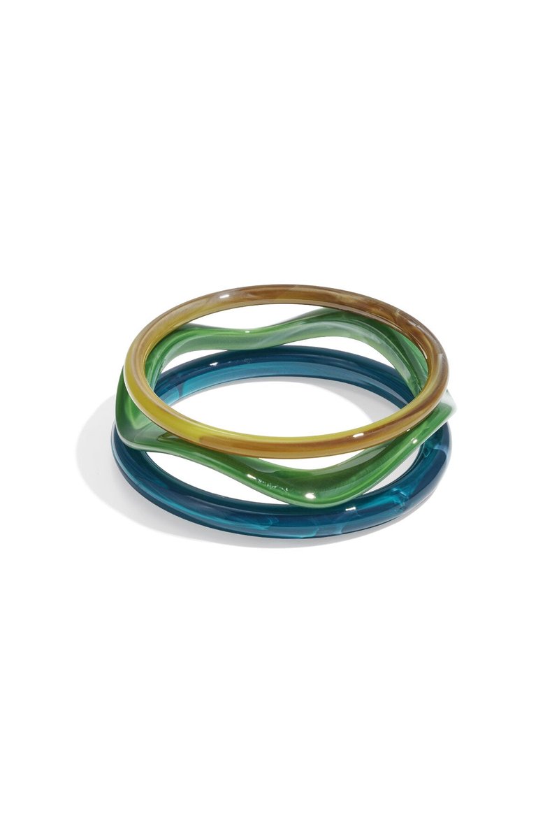 Chic Acrylic - Bangles - Acryl - - Groen