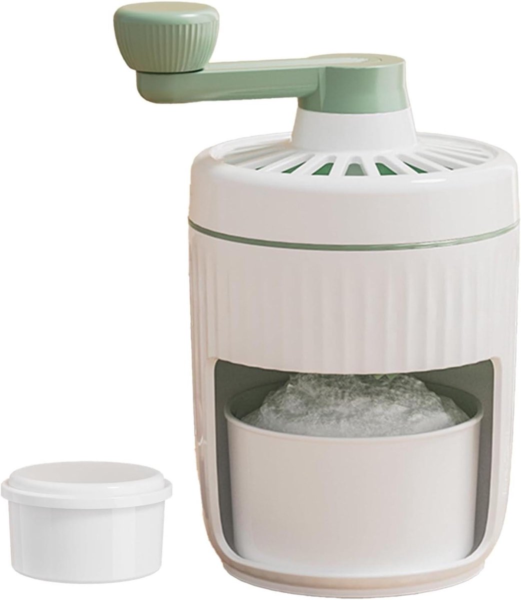 Handmatige IJsmachine - Crushed Ice Maker - Dranken Bereiden - Geen Elektriciteit Nodig - 21.5 cm - Groen