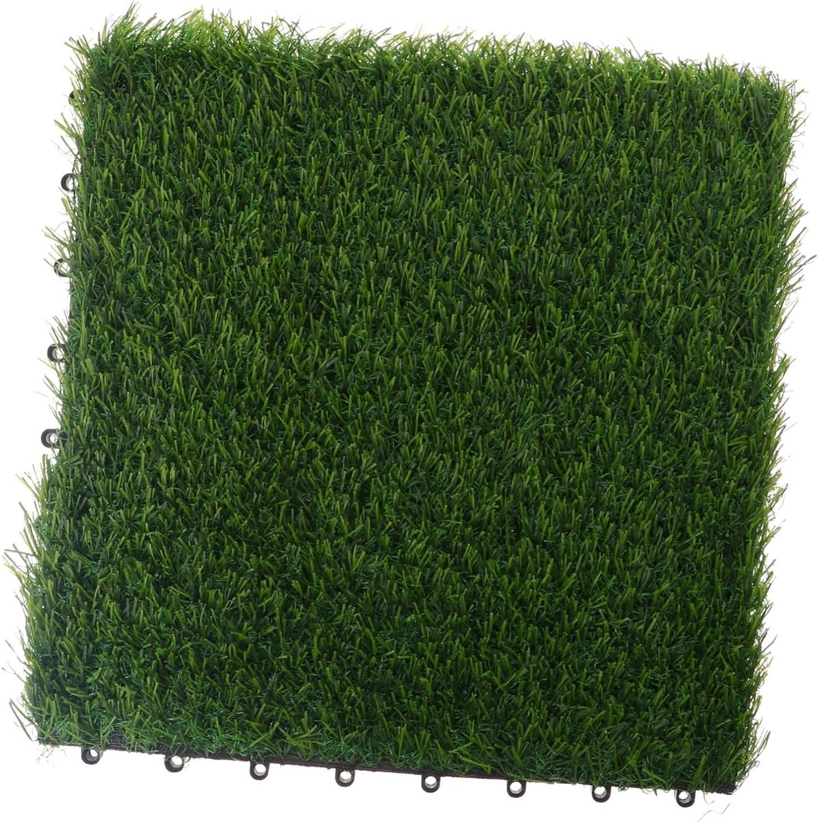 Kunstgras Tegels - Buiten Tapijt - Tuin Decoratie - Interlocking Systeem - 30x30 cm - Groen