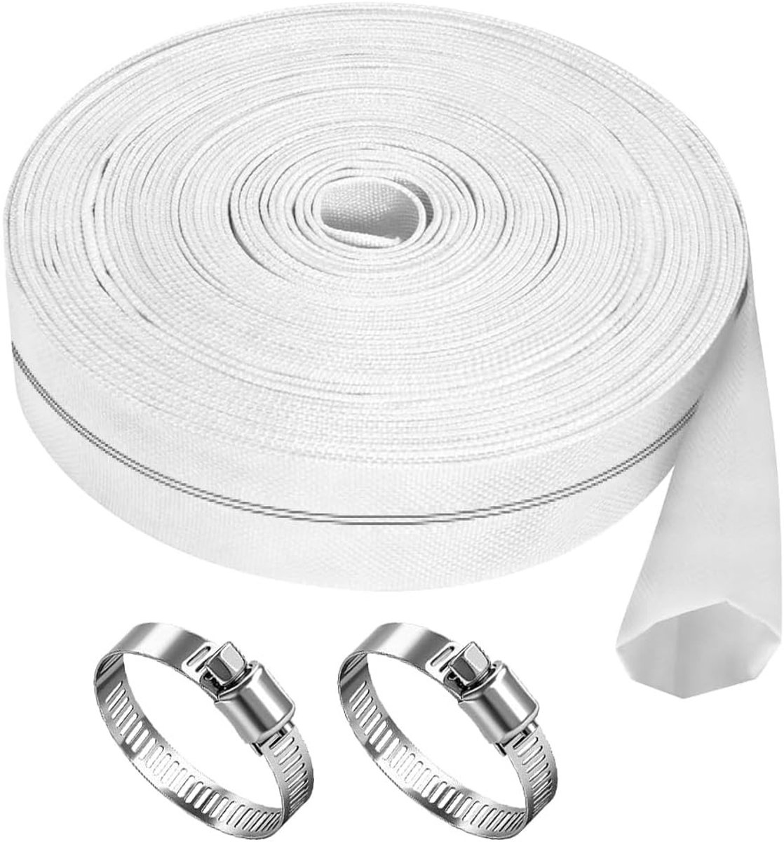 Flexibele Tuinslang 20 m, Diameter 38 mm, Ideaal voor Dompelpompen, Afvoer van Vuilwater, Tuinirrigatie en Zwembaden
