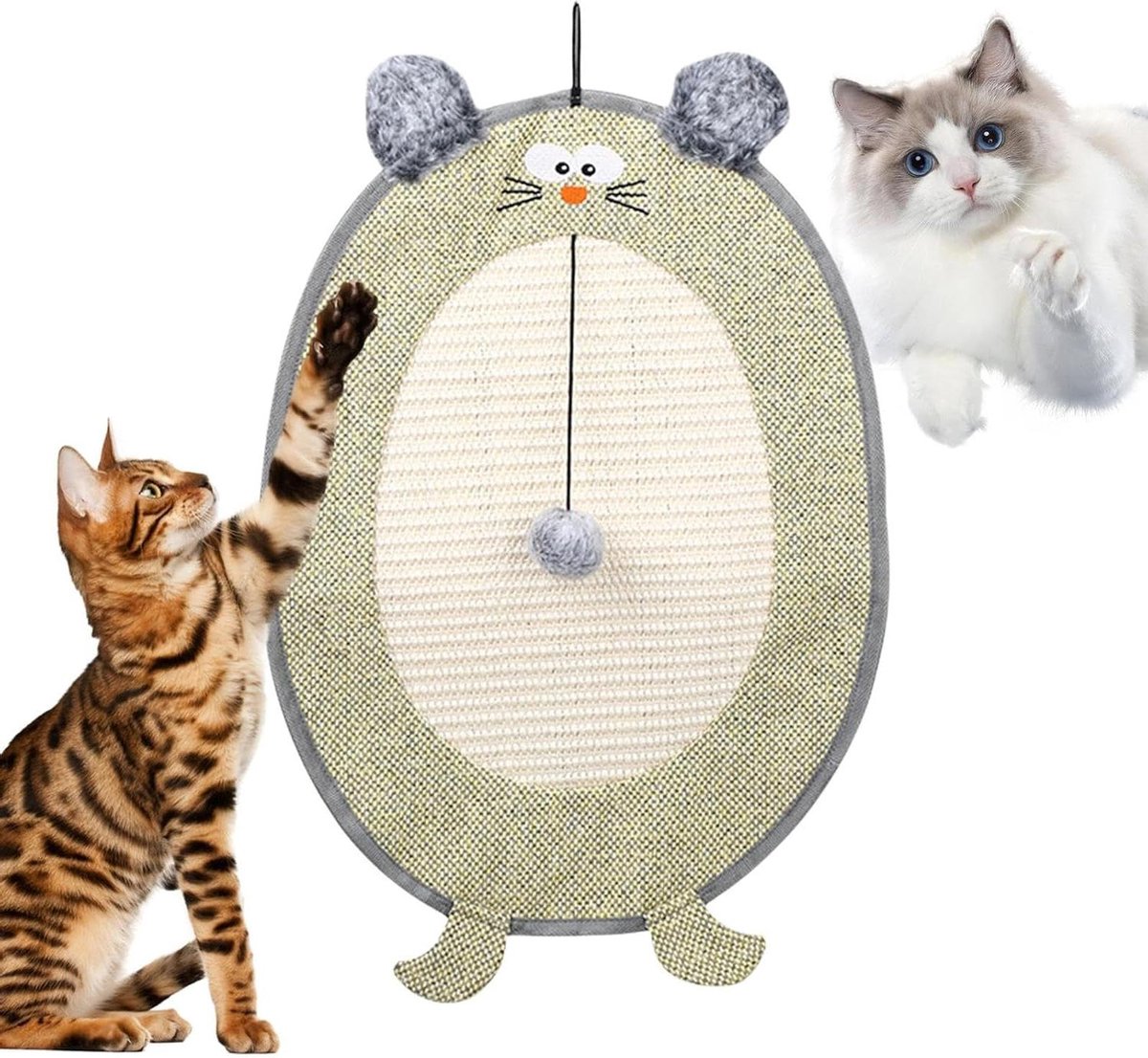 Krabmat Kat - Wandkrabber - Meubels Beschermen - Natuurlijke Stimulatie - 40x30 cm - Niet gespecificeerd
