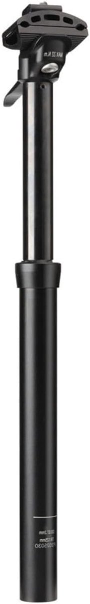 Hydraulische Zadelpen - Verstelbare Fietszadelpen - Comfortabel Fietsen - Traploos Verstelbaar - 272 mm x 420 mm - Zwart