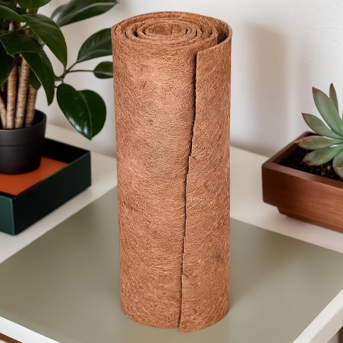 Kokos Bekleding - Plantenmand Voering - Tuinieren en Terrarium - Ademend en Waterdoorlatend - 20x100 cm - Bruin