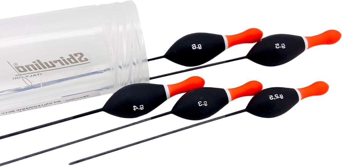 Foreldobbers Set - Visdobbers - Forelvissen - Inclusief Container - 5 Stuks - Metaal
