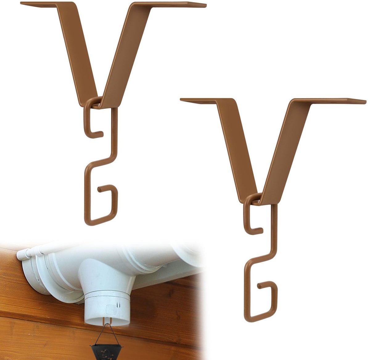 Omgoods - Set van 2 V-vormige Regenkettingen voor Afvoeren