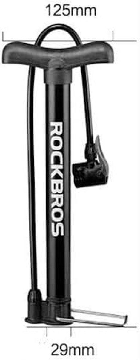 Mini Fietspomp - Fiets Luchtpomp - Banden Oppompen - Hoge Druk 120 Psi - 12.5 cm - Aluminium — afbeelding 2