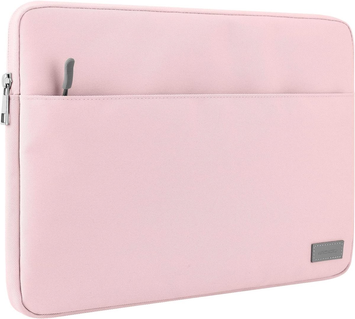 Laptop Sleeve 13-13.3 Inch voor Tab S8+, Surface Pro 8 en Macbook Pro - Beschermhoes met Pocket in Roze, Geschikt voor iPad Pro en Notebooks