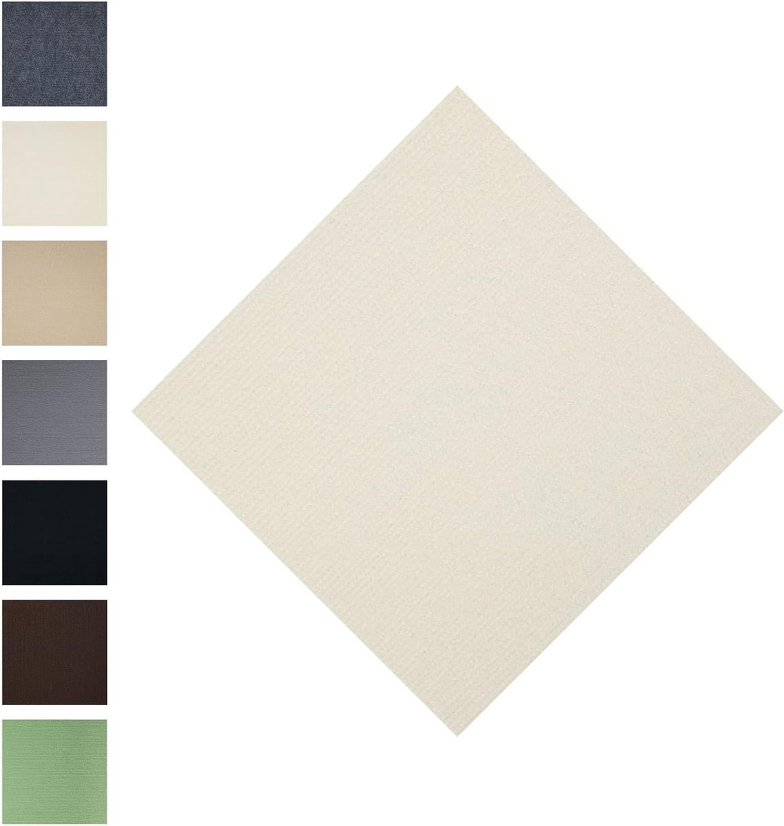 Carpet Tegels - Vloerbedekking Tegels - Vloer Vernieuwen - Zonder Lijm - 30 x 30 cm - Off-white