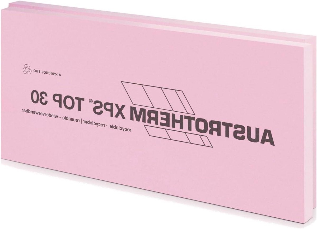 Isolatieplaat XPS - Hard schuimplaat - Sokkel isoleren - Hoge druksterkte - 125x60x3cm - Grijs