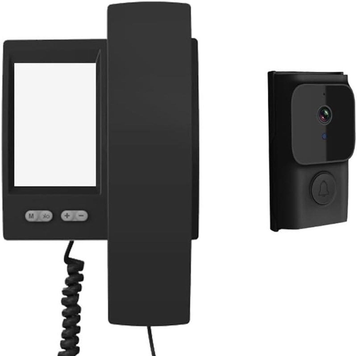 Video Deurintercom - Deurcamera Intercom - Veiligheid Thuis - 3.5 Inch IPS Scherm - 20 x 14 x 6 cm