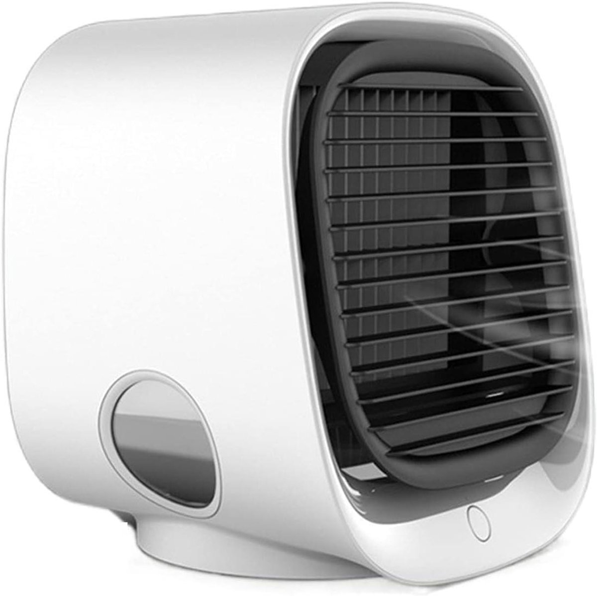 Mini Luchtkoeler - Draagbare Airco Bevochtiger - Persoonlijke Verkoeling - Energiezuinig Ontwerp - 166x152x142 mm - Wit
