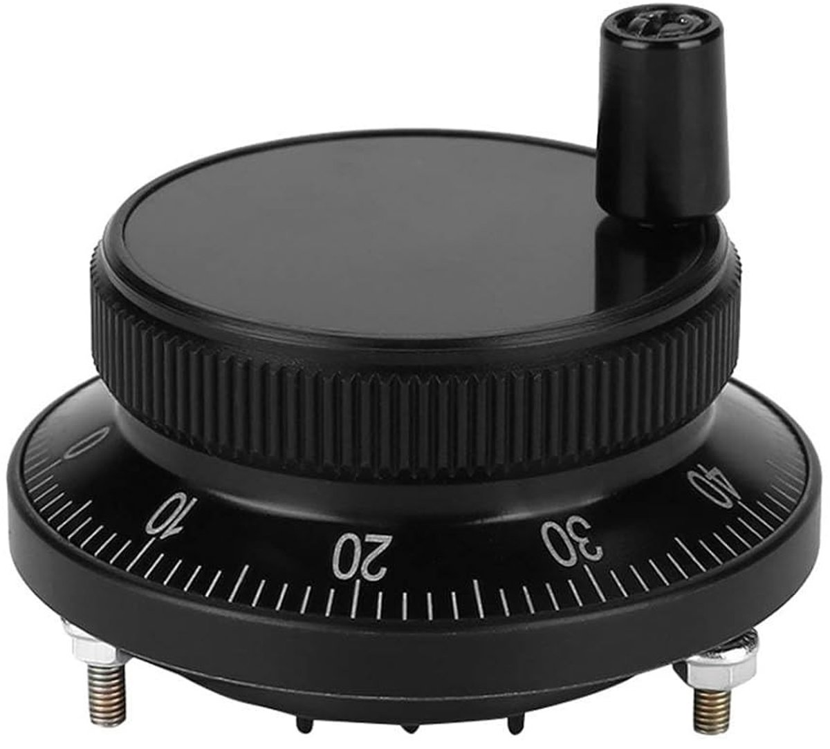 Mpg Wheel 100ppr Hand 60mm 6 Terminals Elektronische CNC Encoder Handwiel, Aluminium Knop, 100 Stopposities, Voor Frees- en Routerbesturing