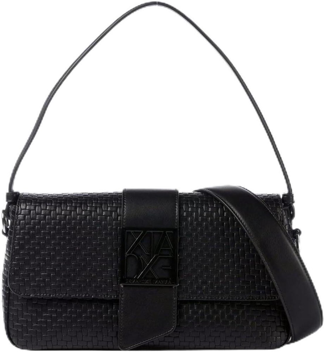 Afneembare Schoudertas - Dames Tas Hobo - Dagelijks Gebruik - Met Logo Patroon - 27 x 15 x 7 cm