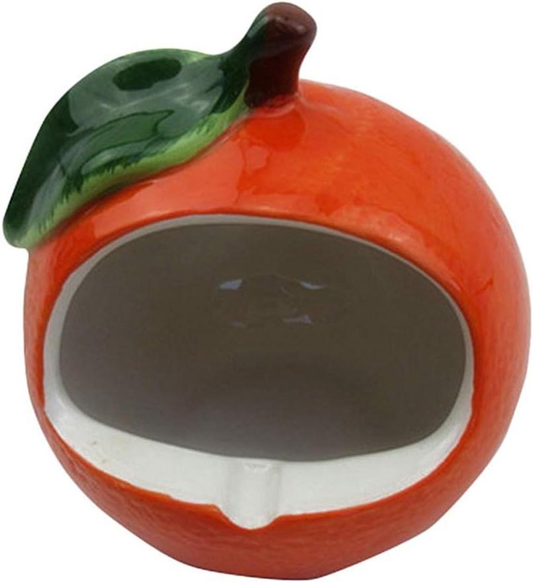 Keramisch Hamsternest - Huisdierkoeler Slaapbed - Koel Slapen - Verborgen Holte - 10 x 10 x 10 cm - Oranje
