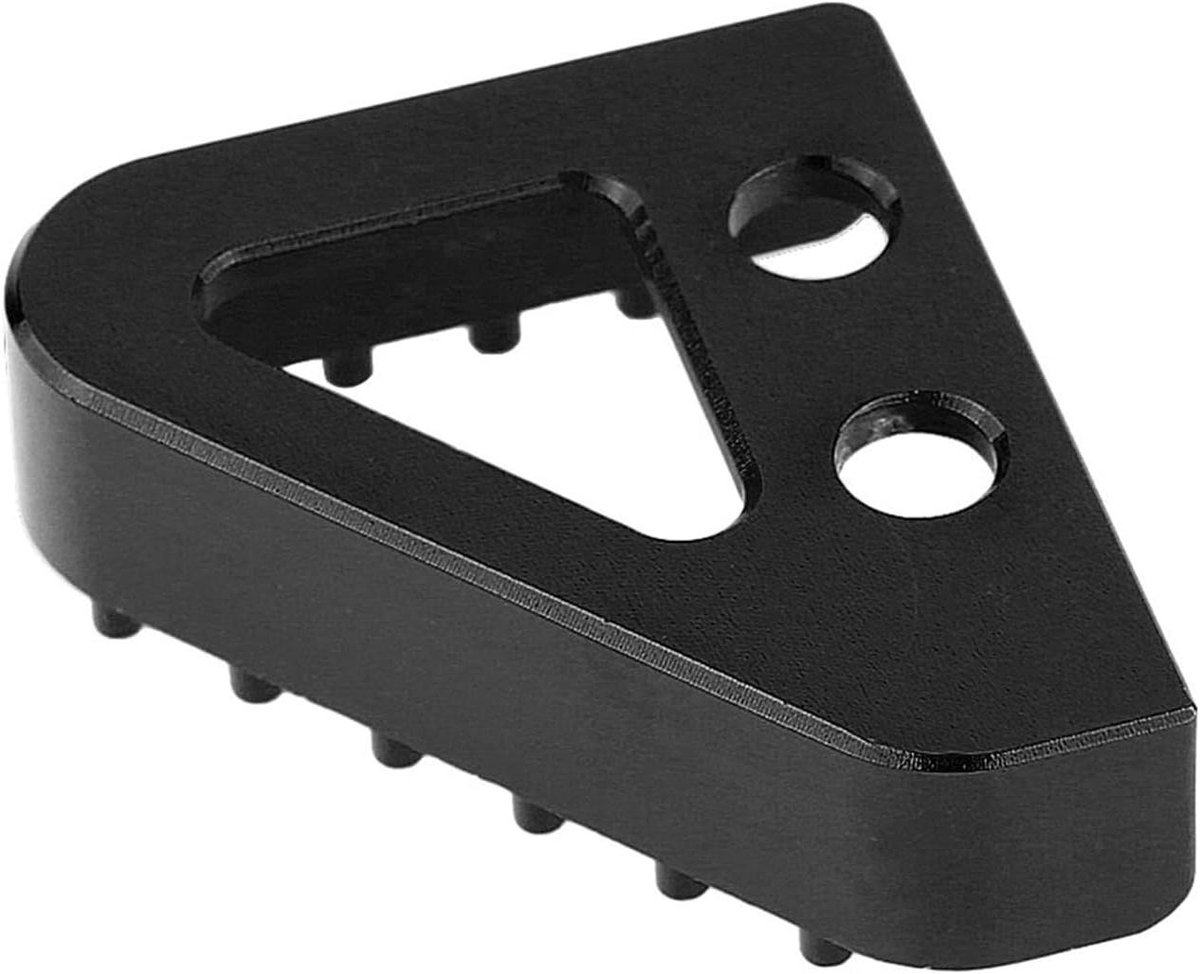 Achterrempedaal Tip - Motorfiets Accessoire - Veiliger Rijden - Hoge Sterkte Aluminium - Universele Pasvorm - Zwart