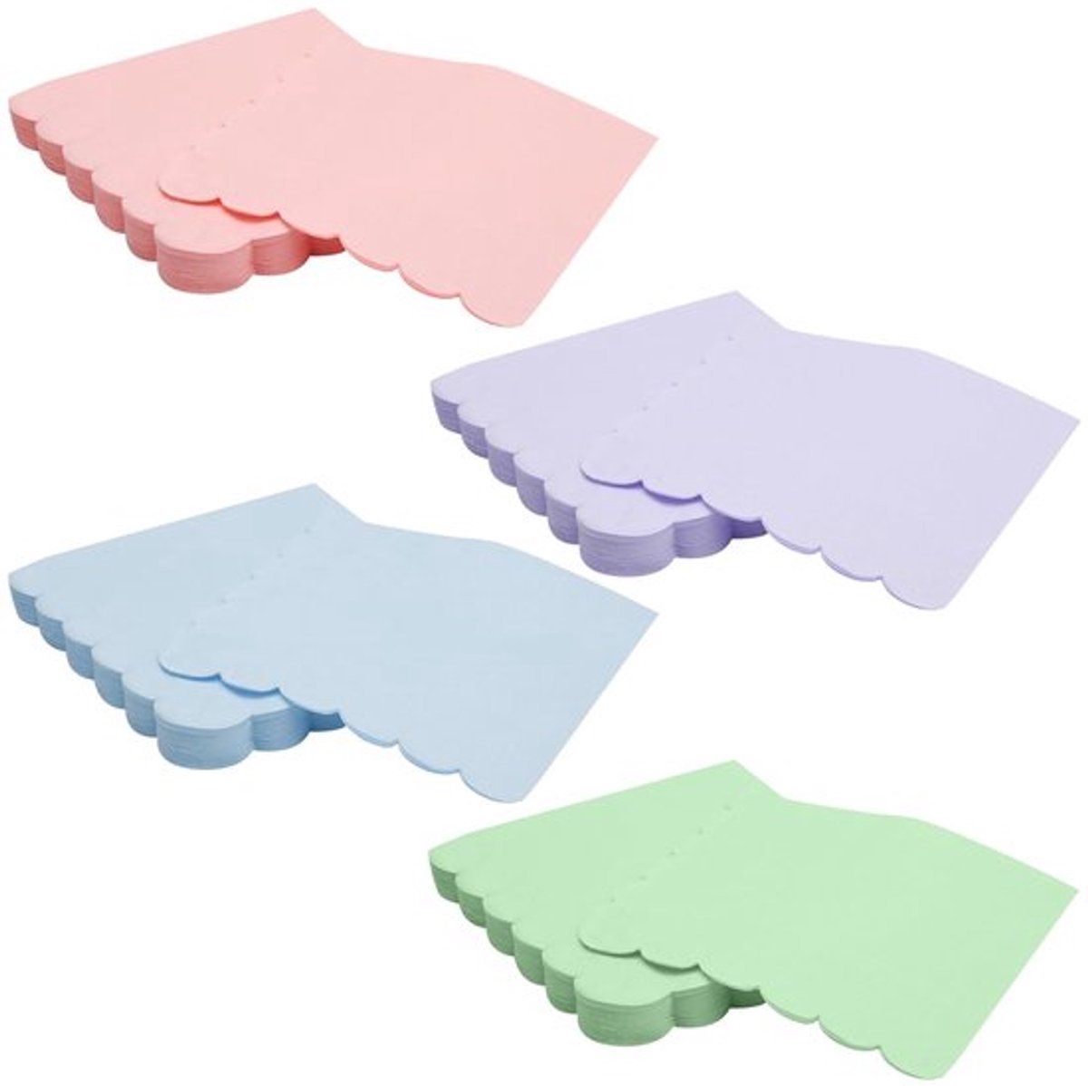 Cocktail Servetten 100 Stuks - Wegwerpservetten - Kleurrijk - 25 x 25 cm - Geschikt voor Bruiloften/Verjaardagen - Flexibel/Onbreekbaar