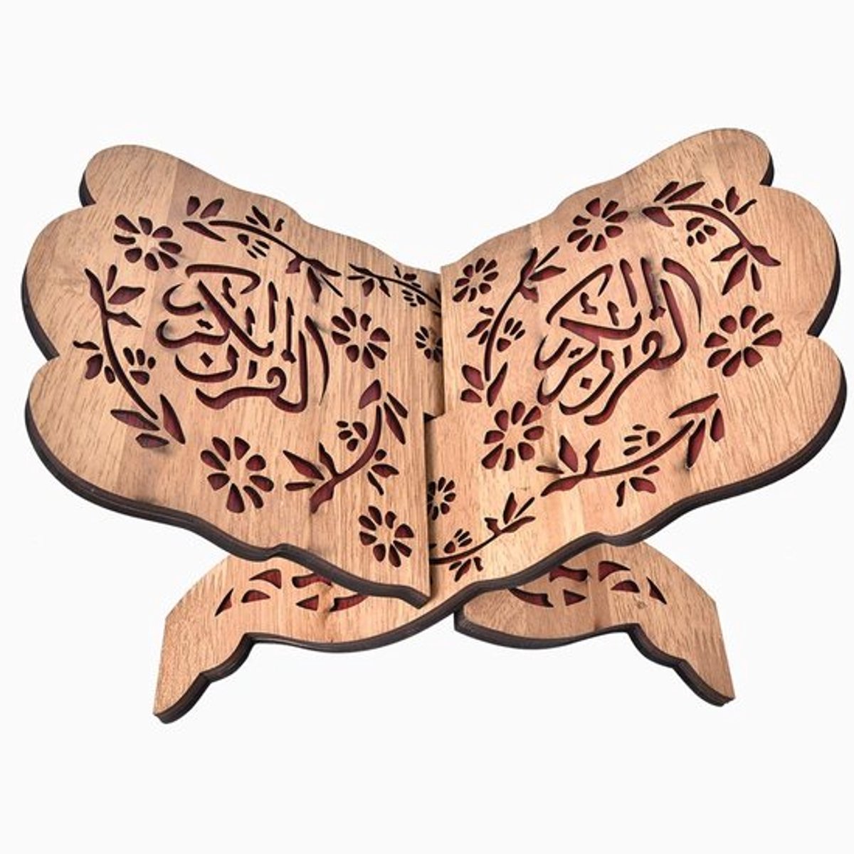 Boekenstandaard Hout - Opvouwbaar Rek 29,2 cm - Decoratie voor Thuis - Elegant Ontwerp - Uniek Stuk - Geschikt voor Festivals - Boekenhouder